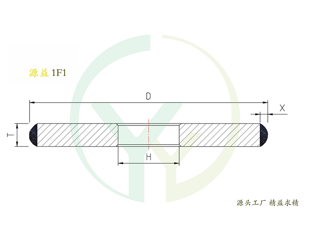 电镀钻石砂轮 1F1